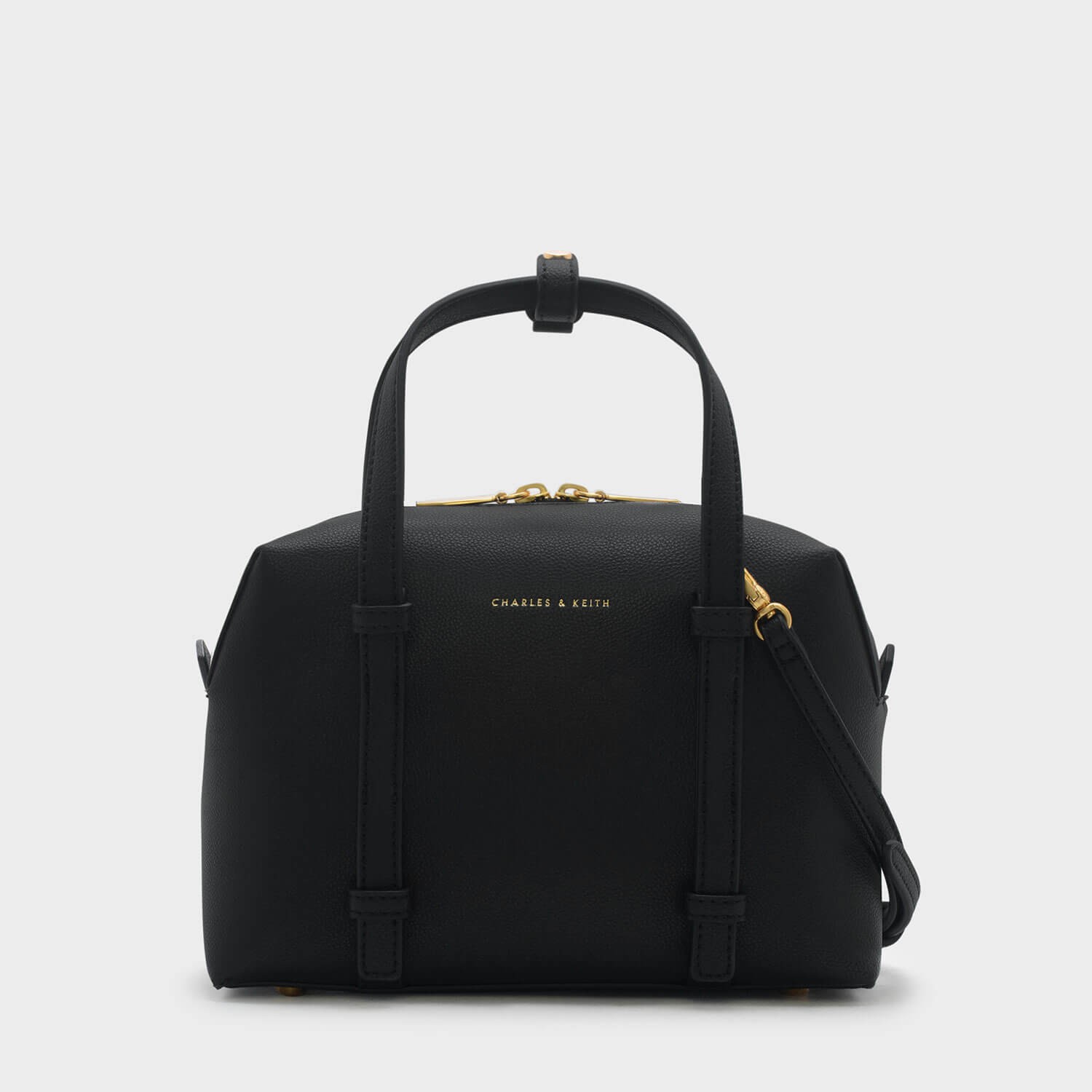 charles and keith structured handbag