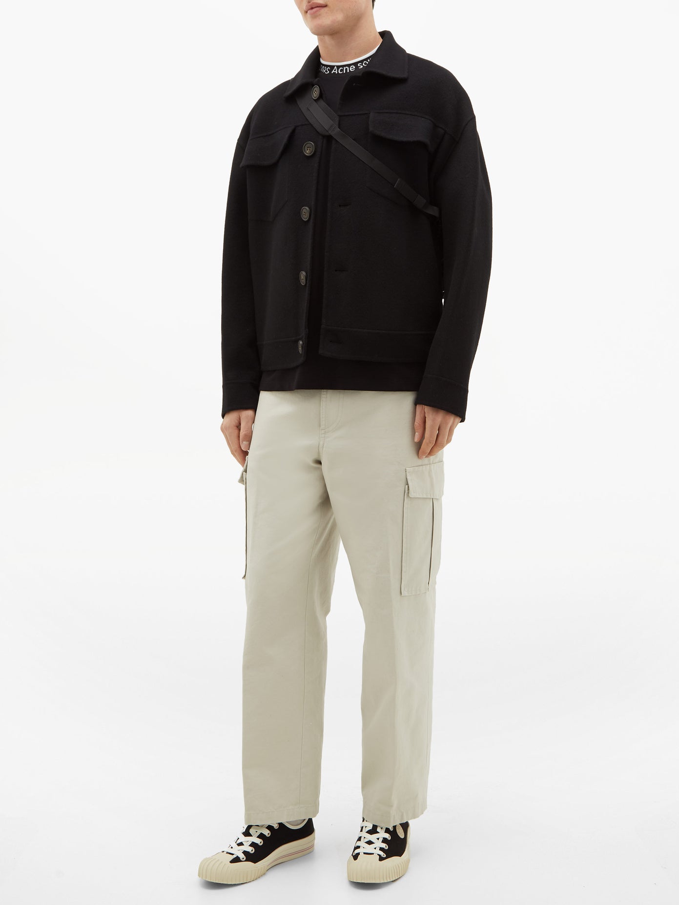 acne studios collar logo