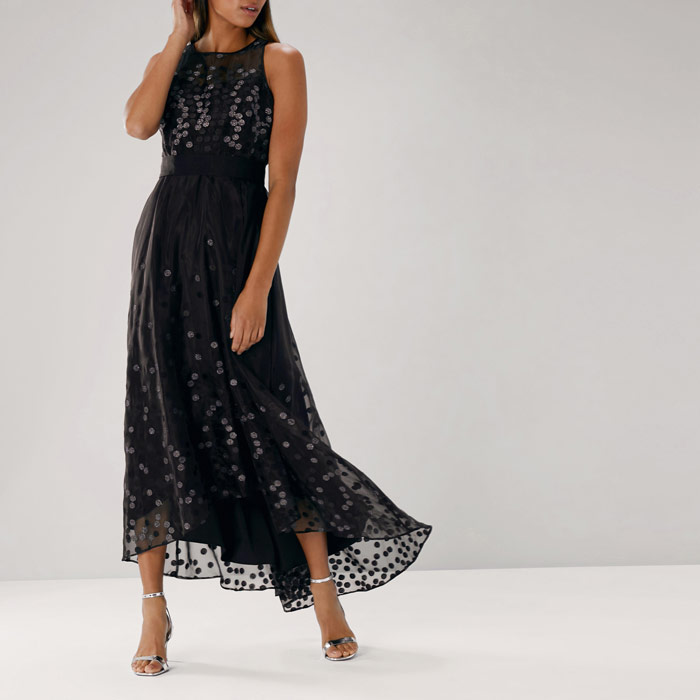 Alodie Spot Embroidered Dress | Endource