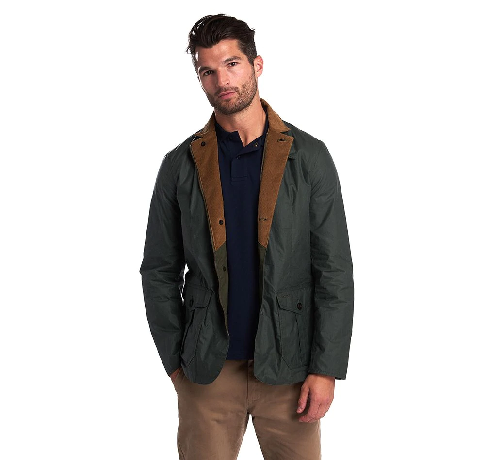 barbour sander wax jacket