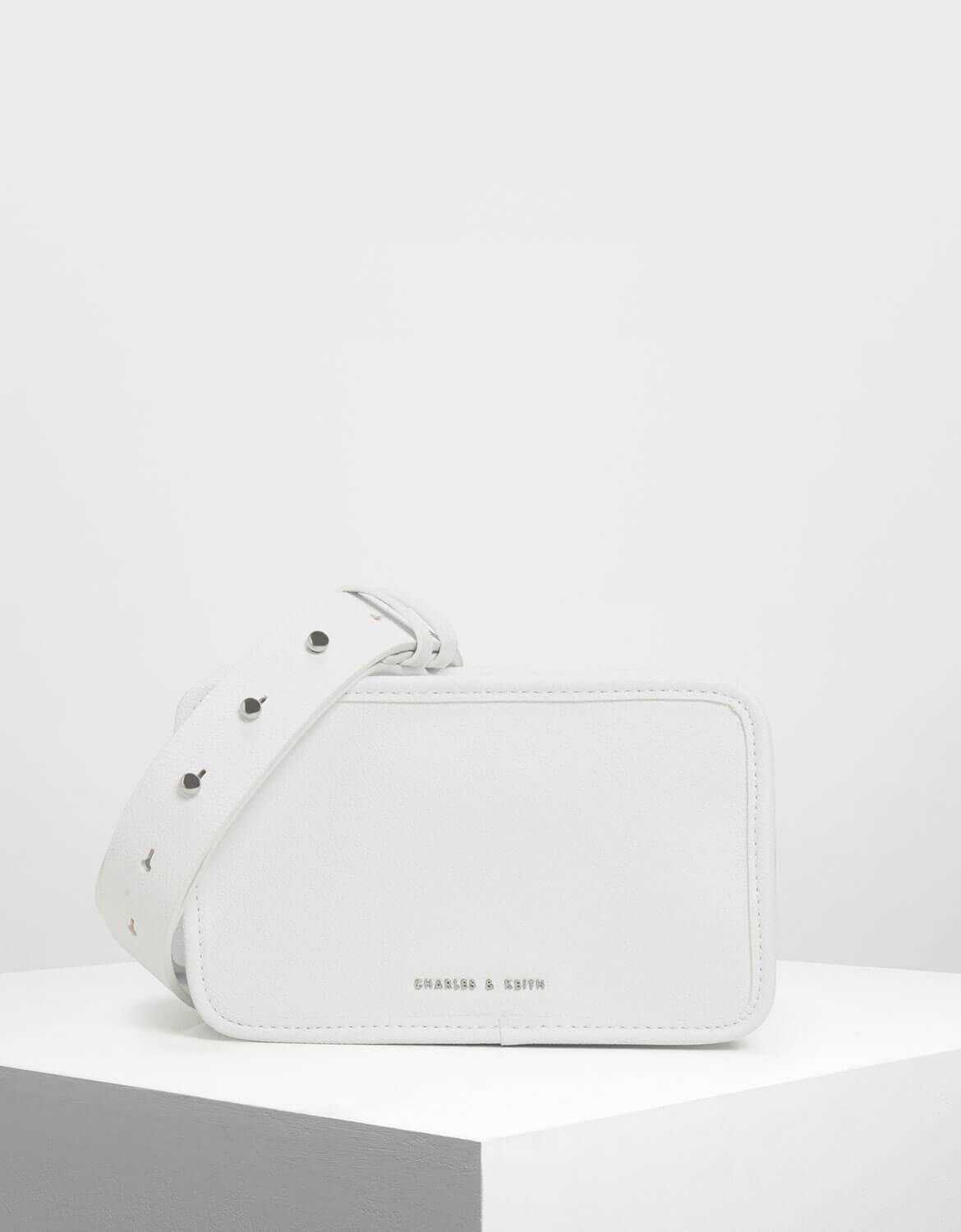 charles and keith white bag