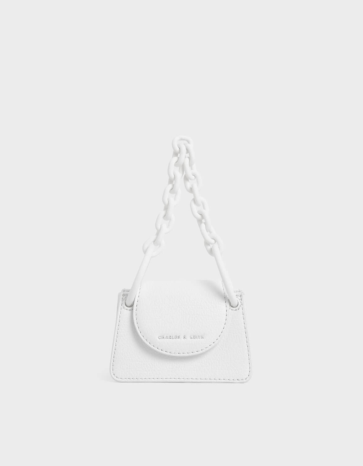 charles and keith bag white