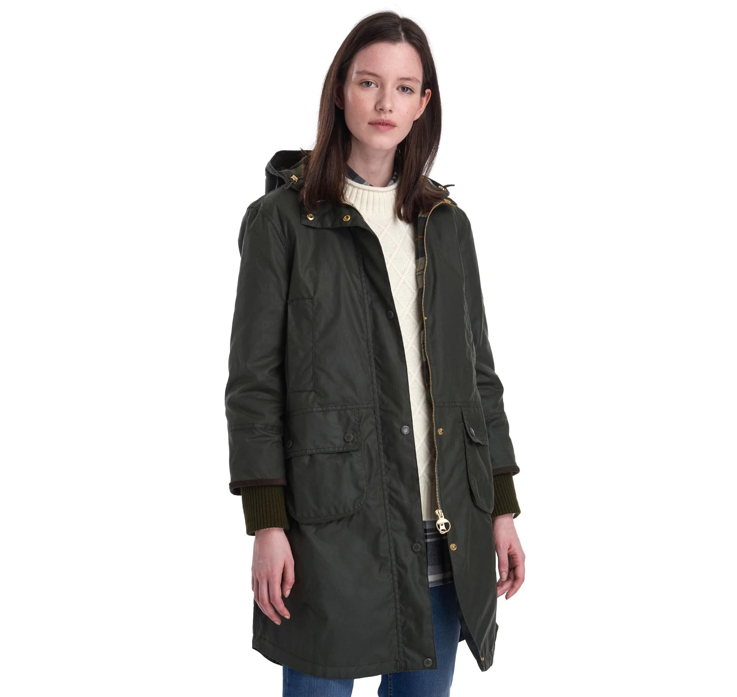 barbour wood warbler waxed cotton jacket