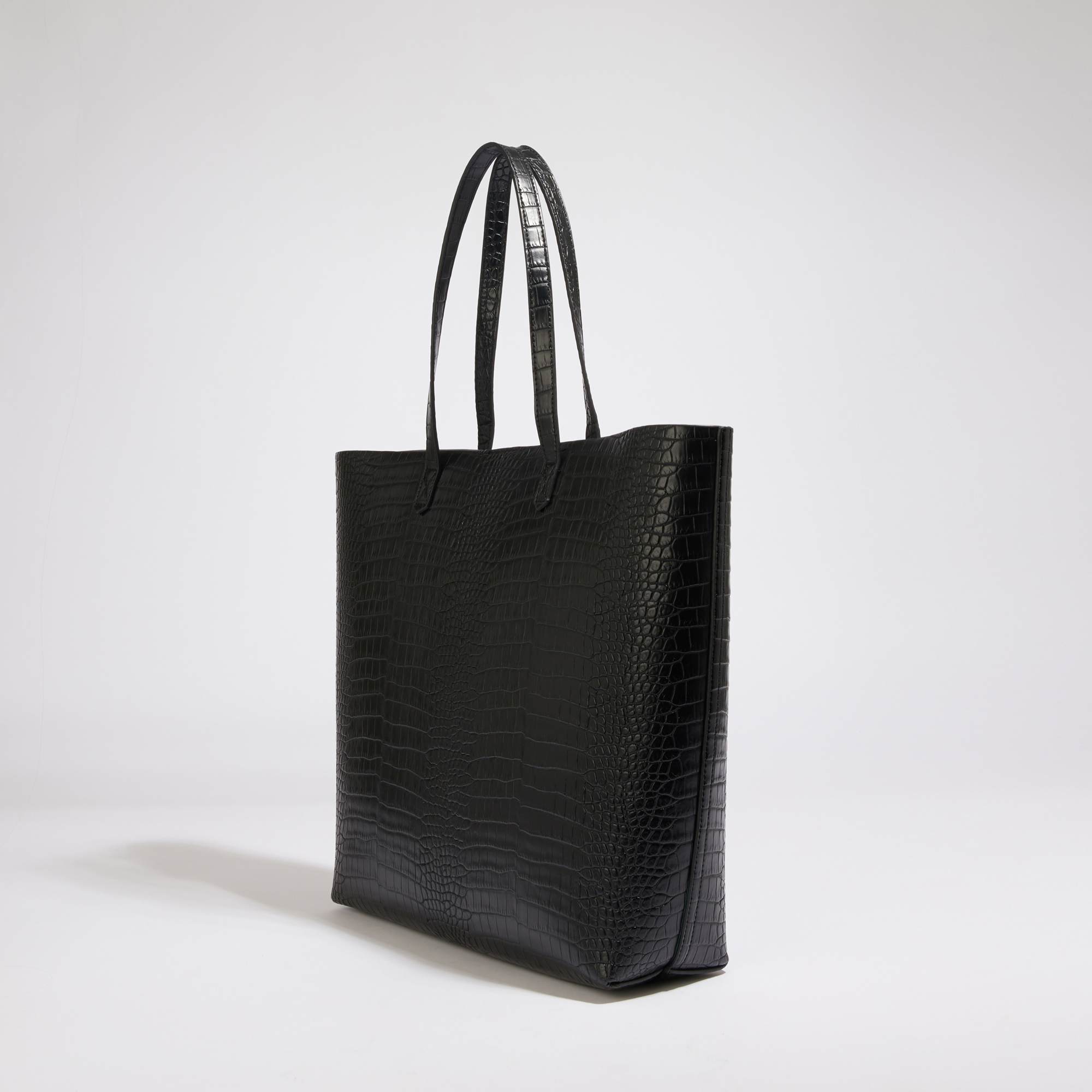 crocodile shopper bag