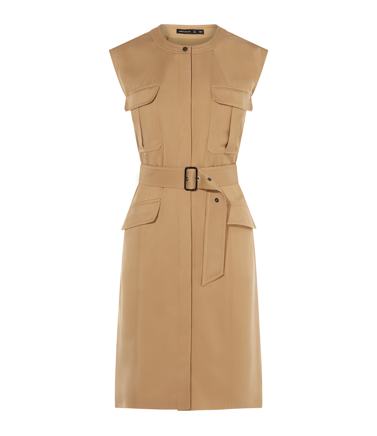 karen millen khaki utility dress