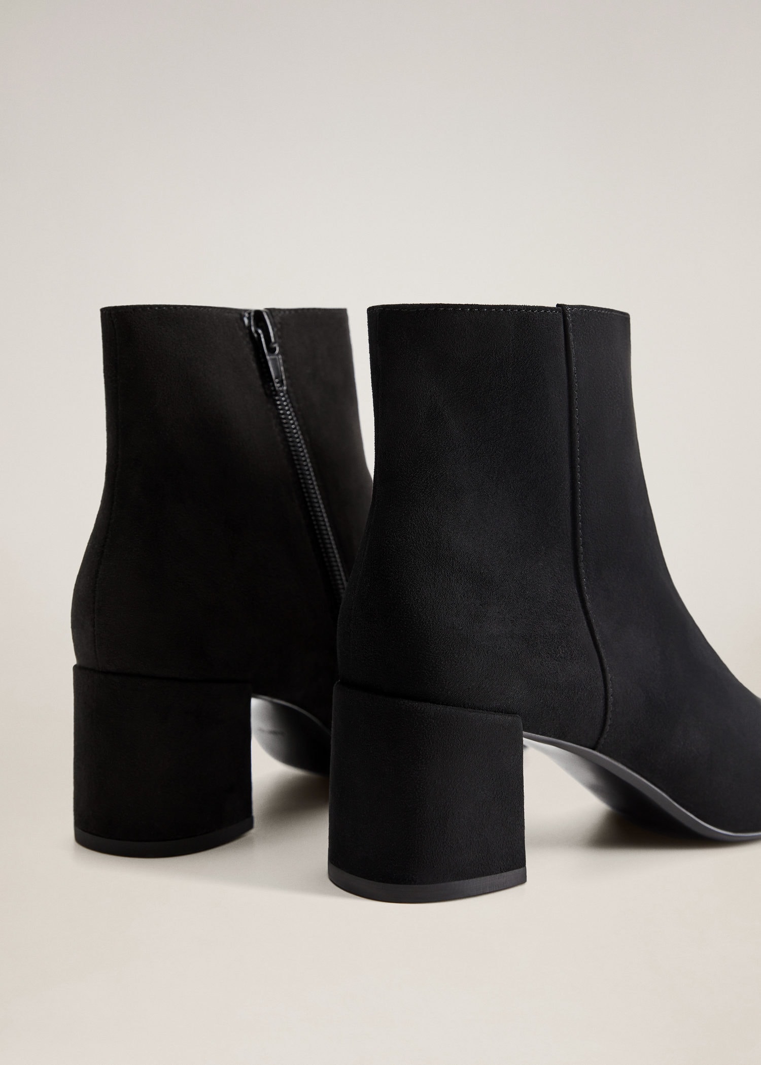 mango black suede boots