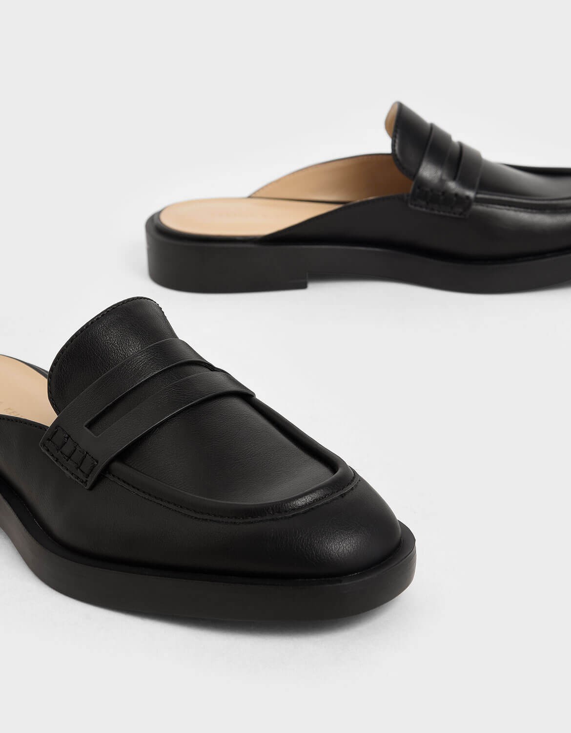 charles and keith slip on loafer