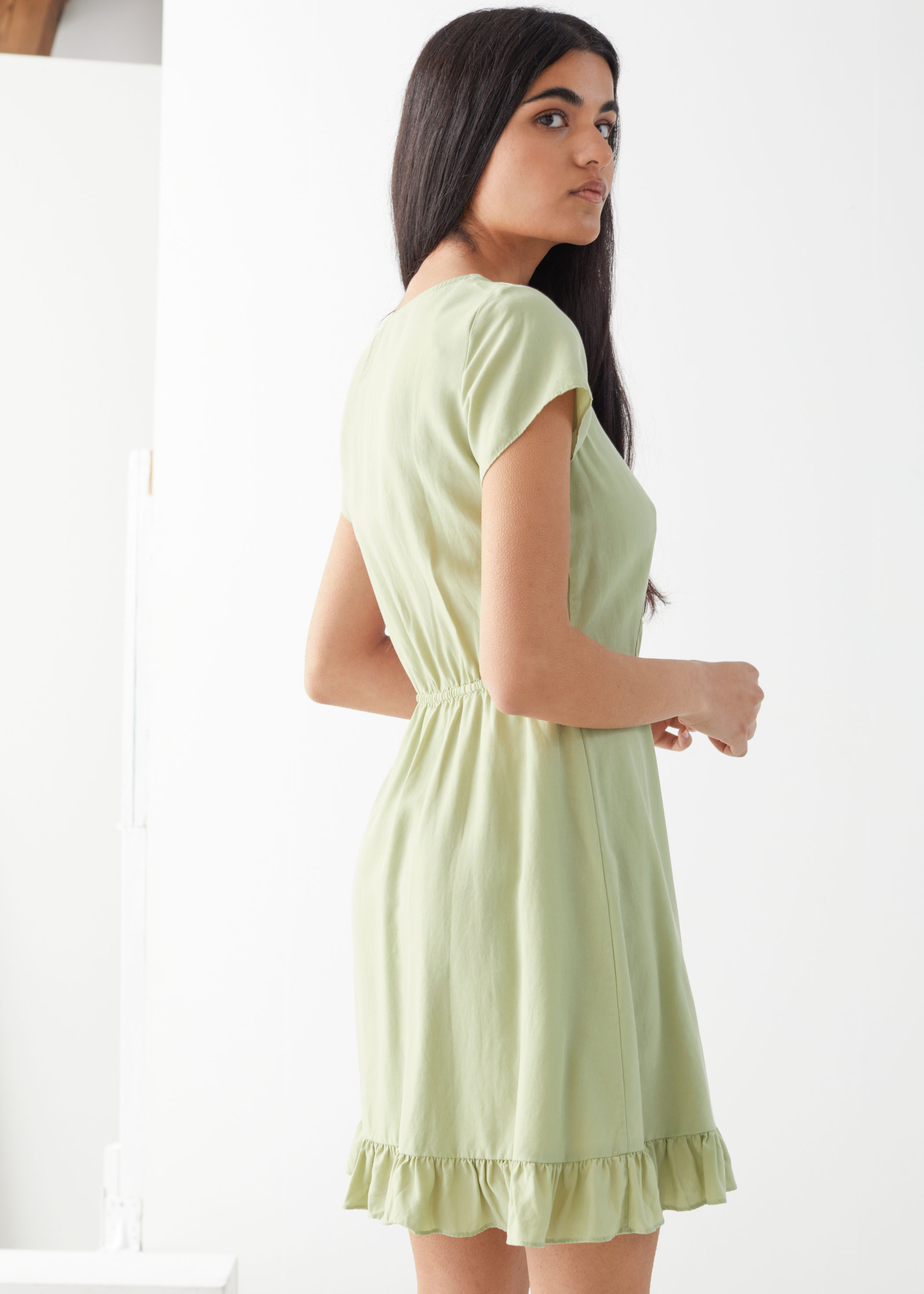 Button Up Mini Dress | Endource