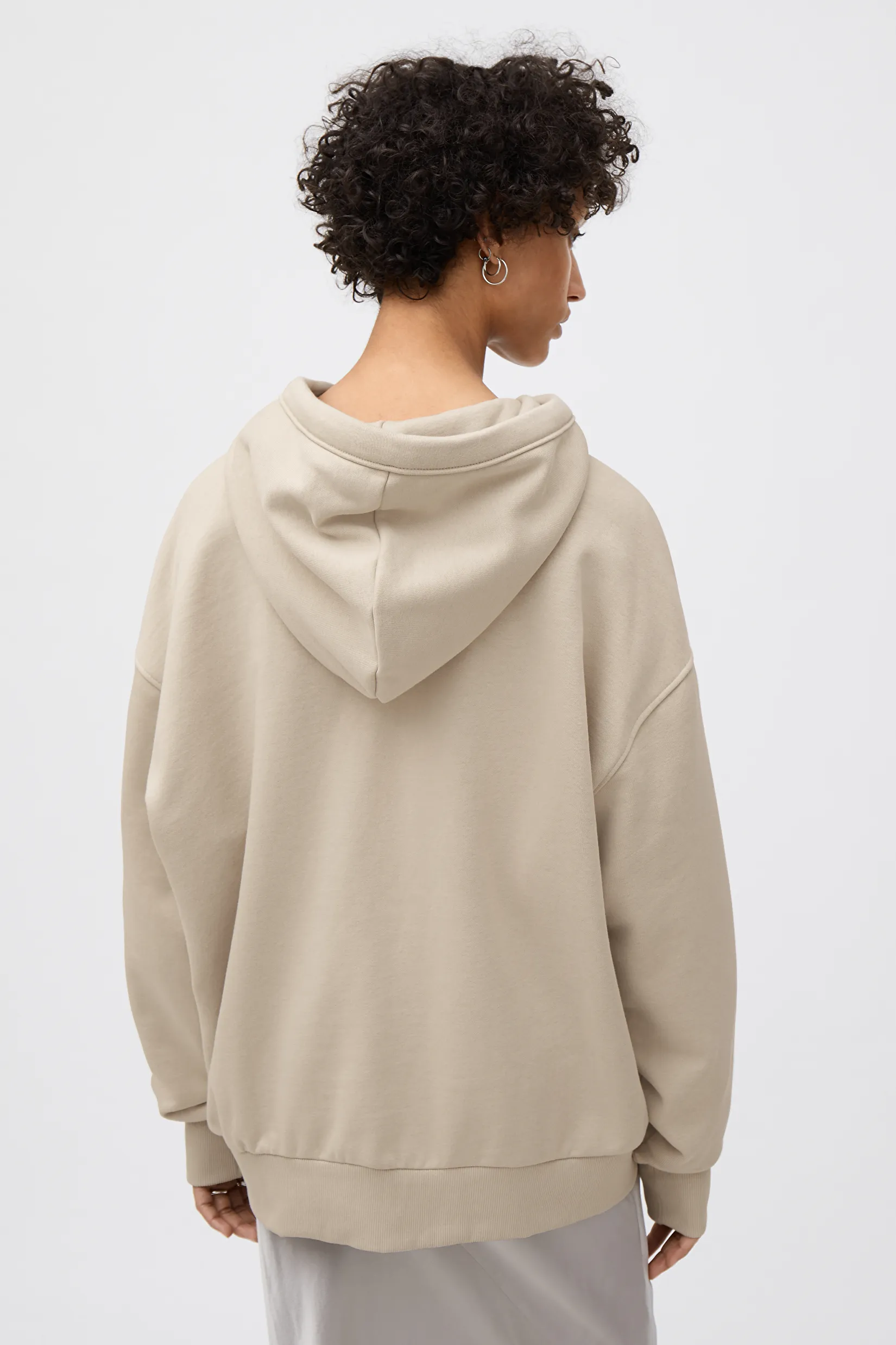 weekday hoodie beige