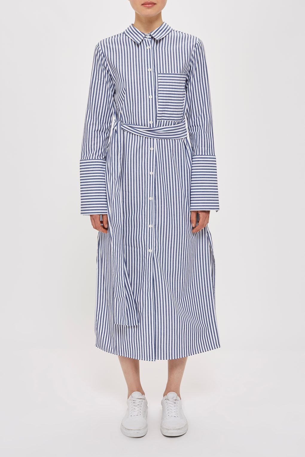 topshop stripe shirt dress